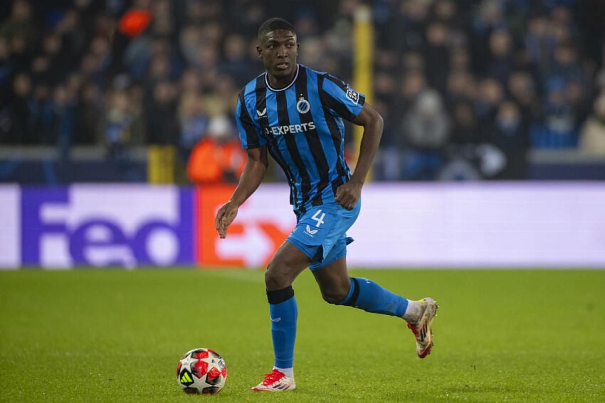 Joël Ordoñez avec le Club Bruges.