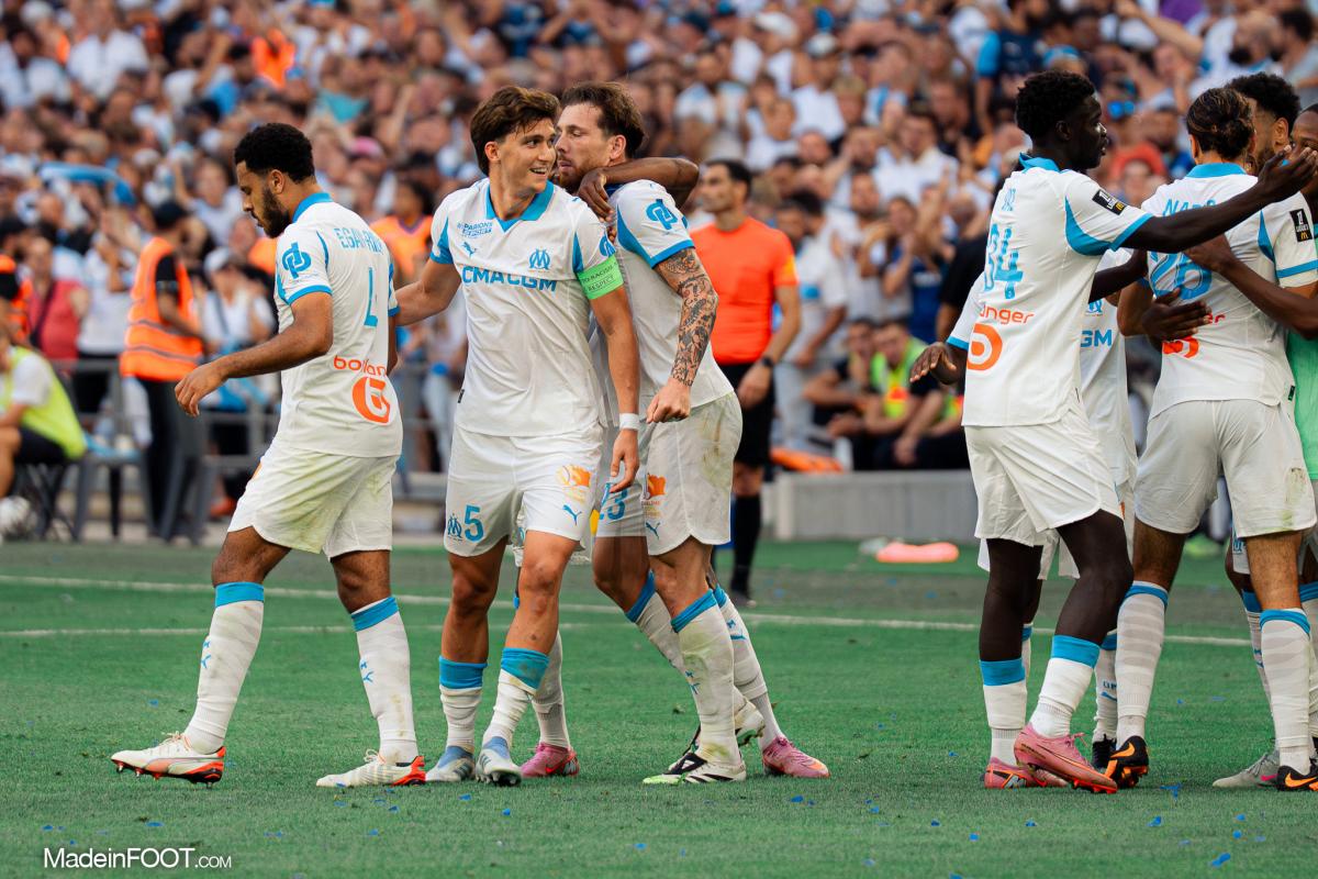 Les joueurs de l'OM.