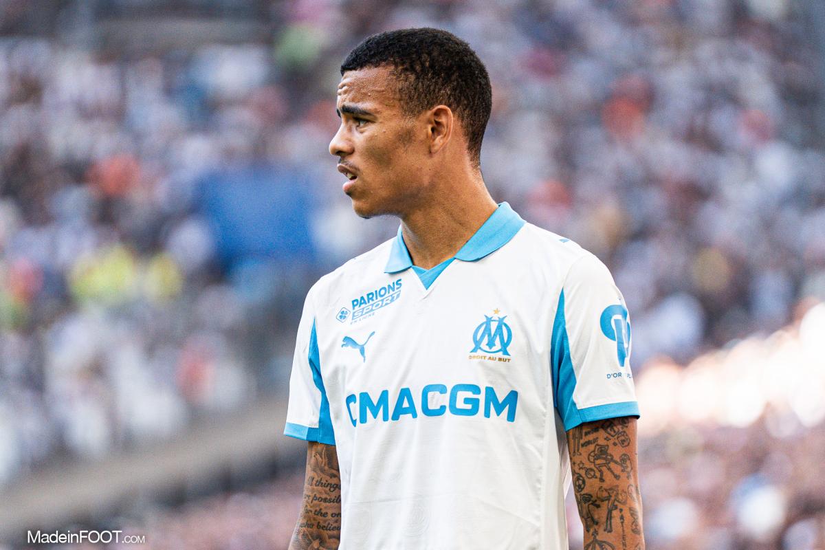 Mason Greenwood, l'attaquant de l'Olympique de Marseille.