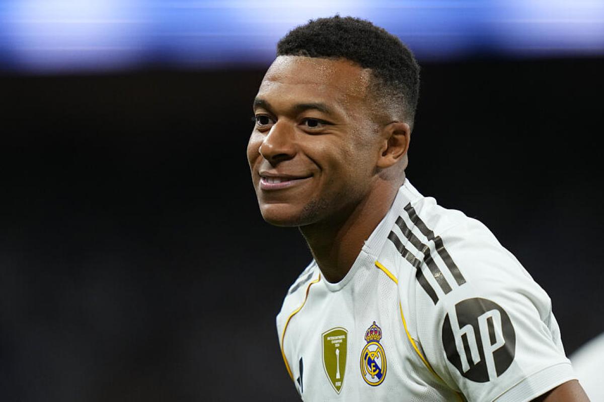 Kylian Mbappé, l'attaquant du Real Madrid.