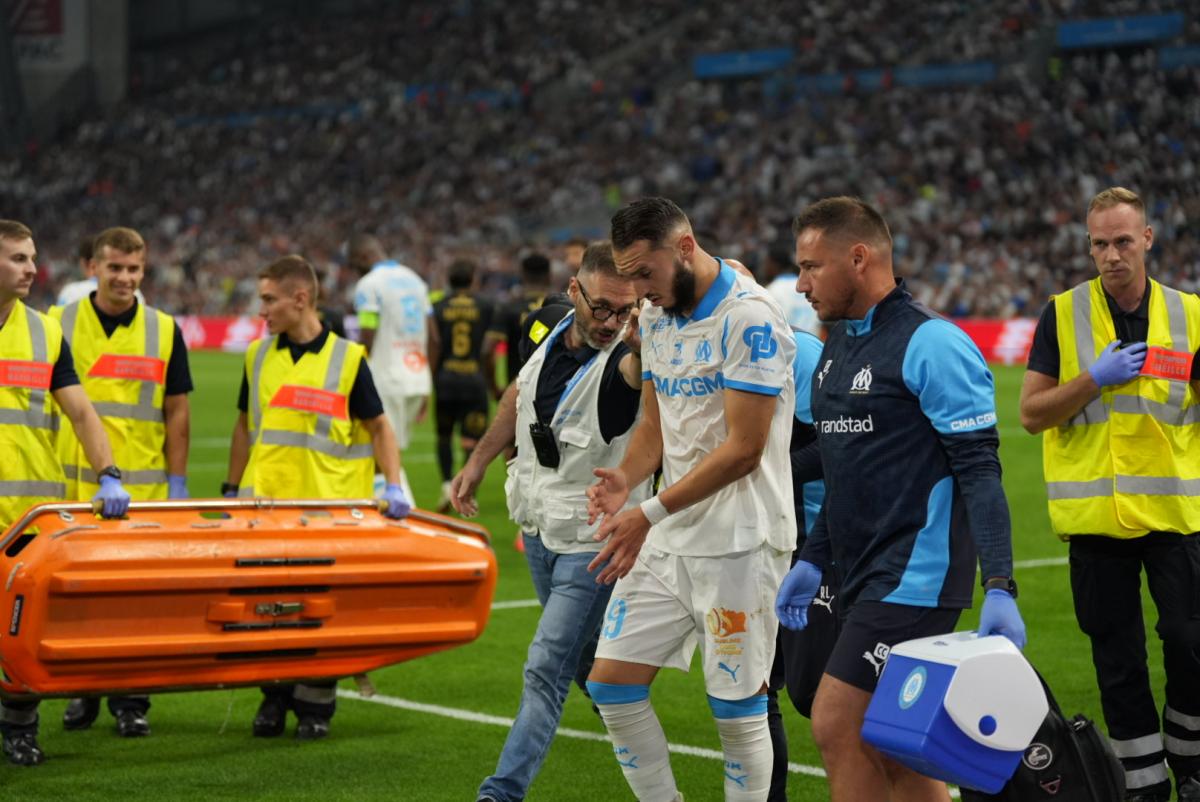 Amine Gouiri, l'attaquant de l'Olympique de Marseille et de l'Algérie.