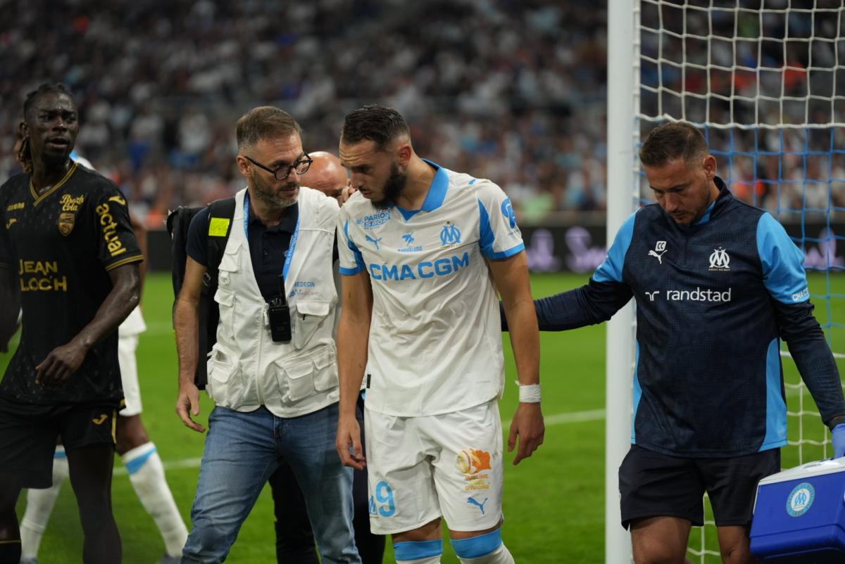 Amine Gouiri avec l'OM