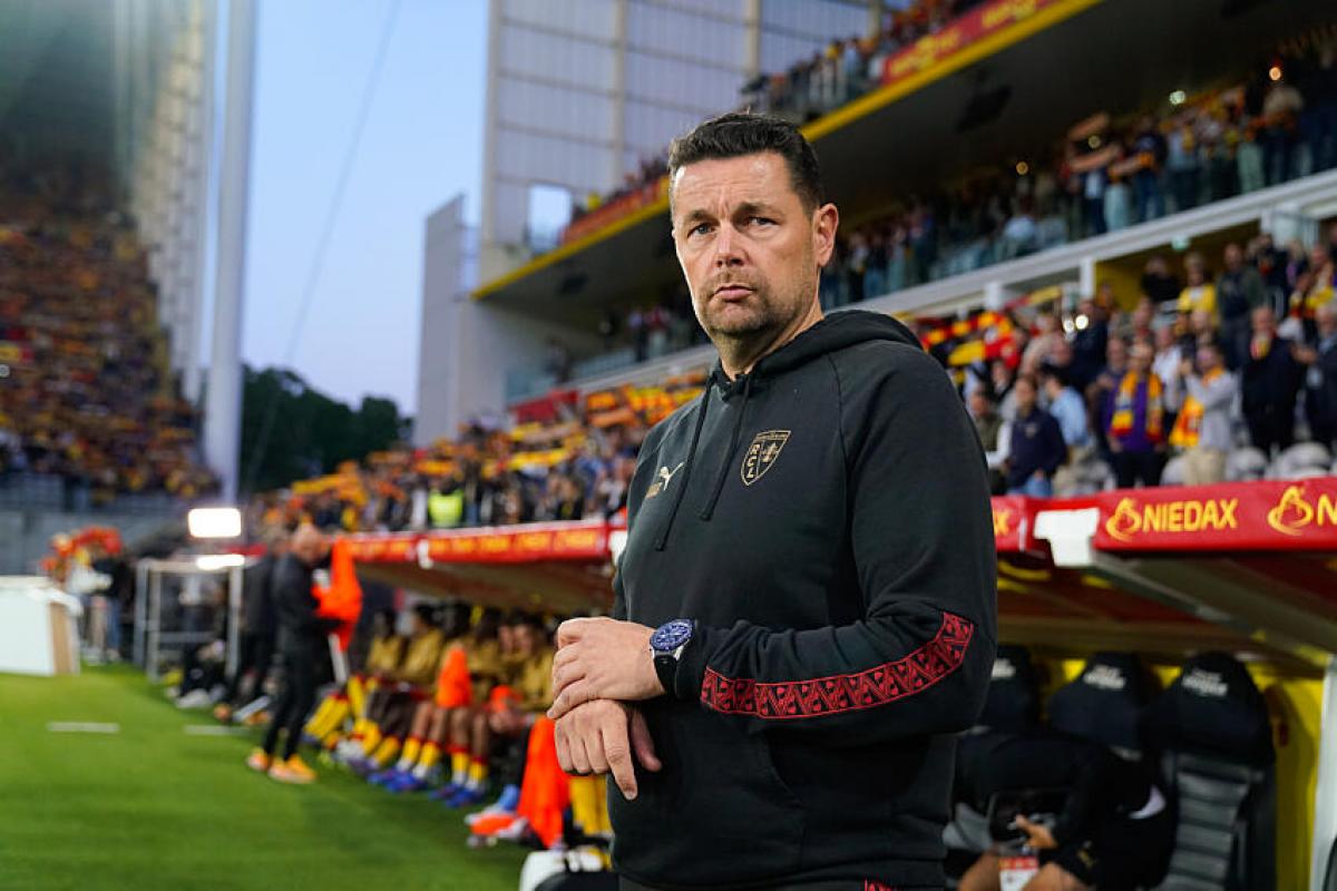 Pierre Sage, l'entraîneur du RC Lens.