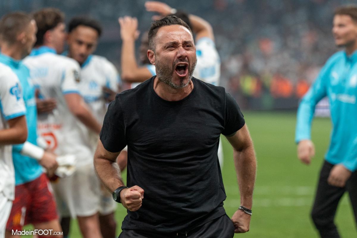 Roberto De Zerbi, l'entraîneur de l'Olympique de Marseille.