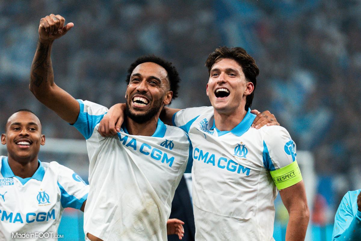 Pierre-Emerick Aubameyang et Leonardo Balerdi (OM)