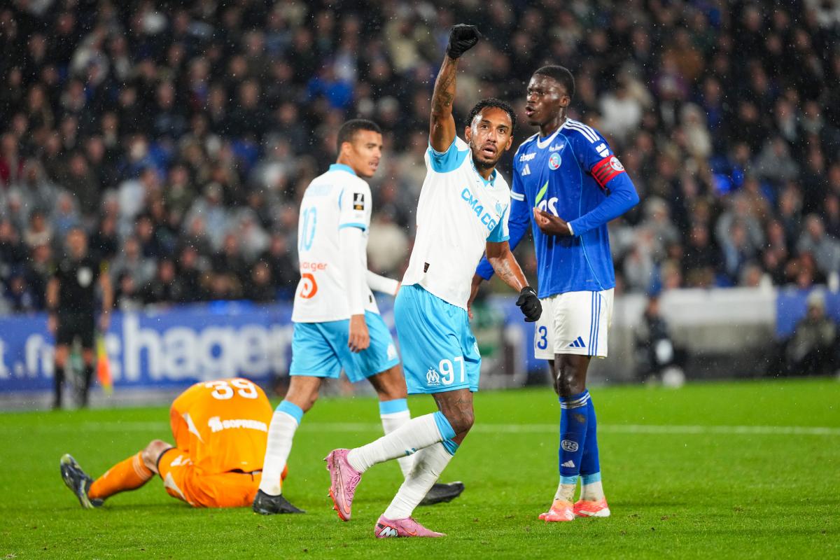 Pierre-Emerick Aubameyang, l'attaquant de l'Olympique de Marseille.