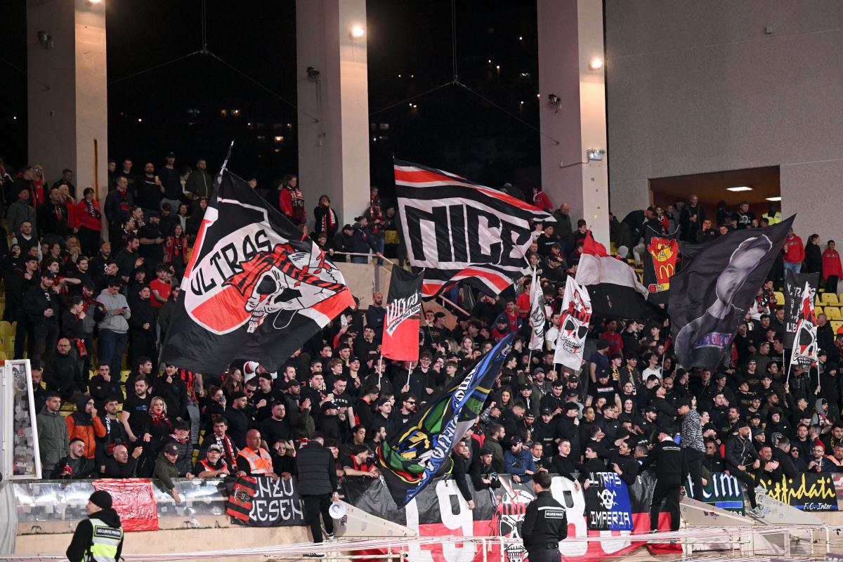 Les supporters de l'OGC Nice. 