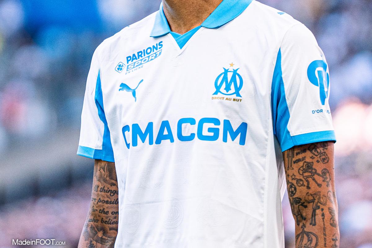 Le logo de l'Olympique de Marseille.