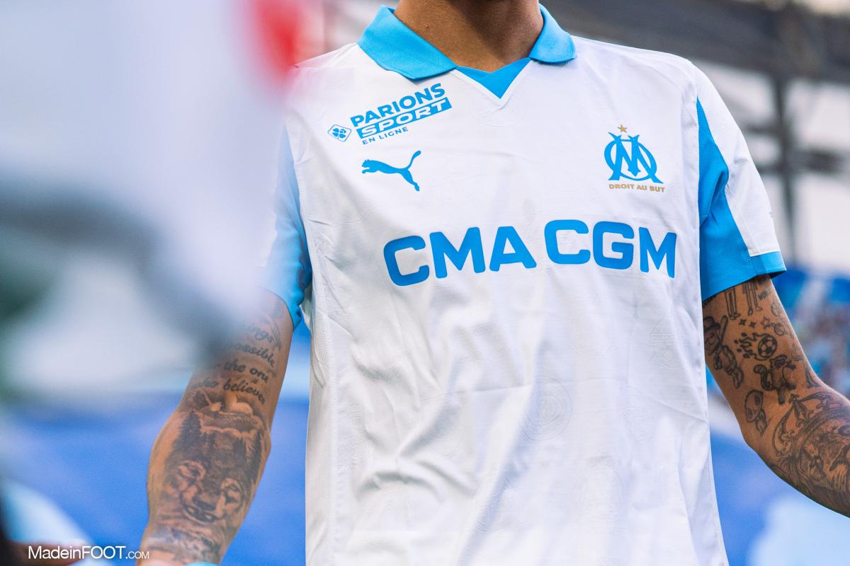 Le logo de l'Olympique de Marseille.