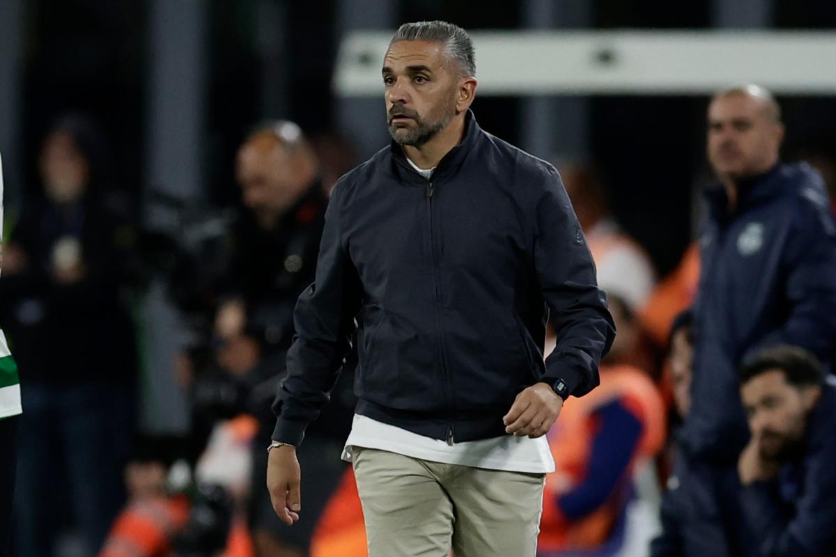 Rui Borges, entraîneur du Sporting CP.