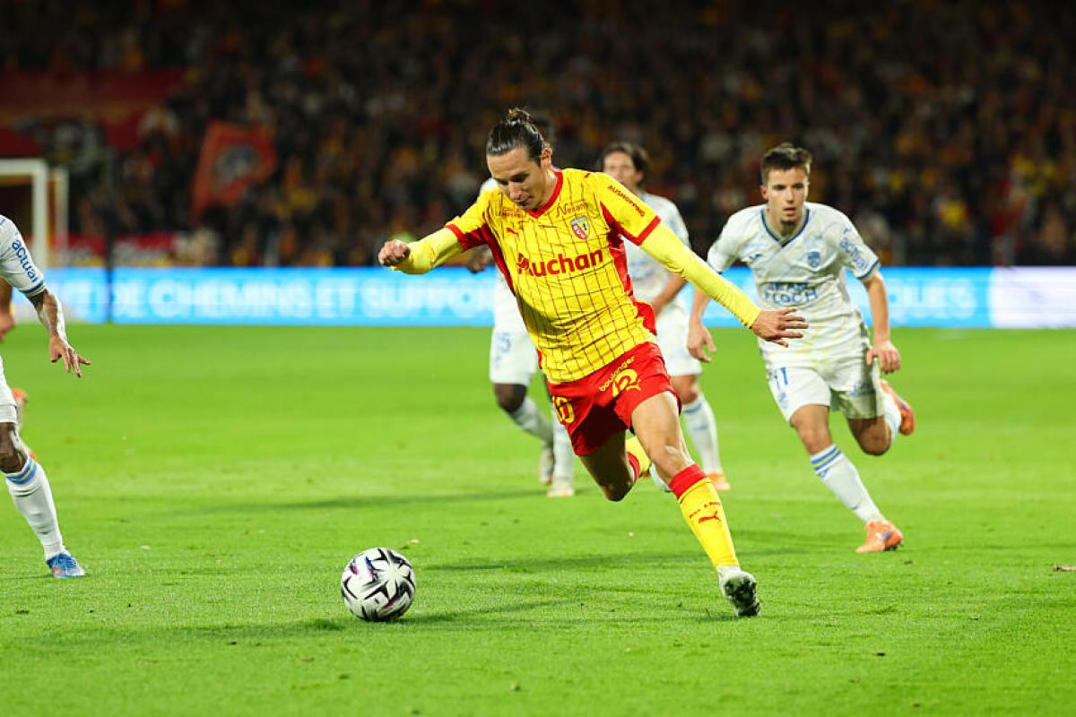 Florian Thauvin, joueur du RC Lens