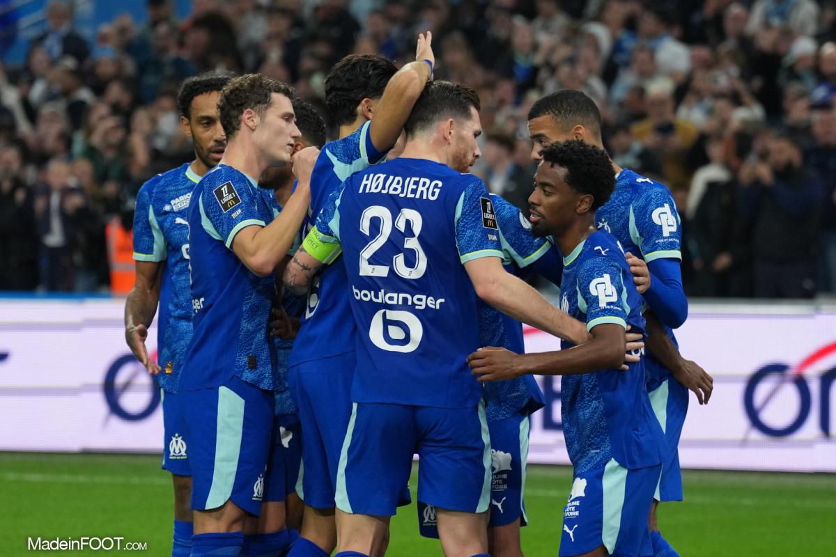 Les joueurs de l'Olympique de Marseille 