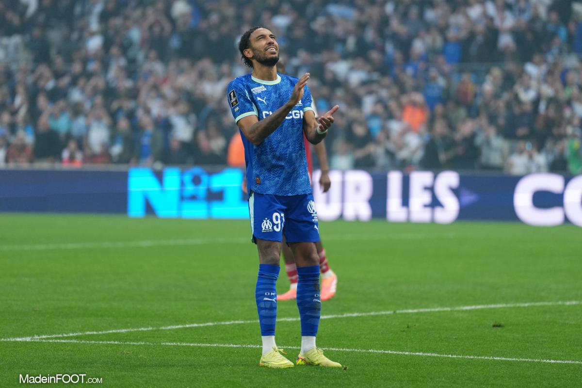 Pierre-Emerick Aubameyang, joueur de l'OM
