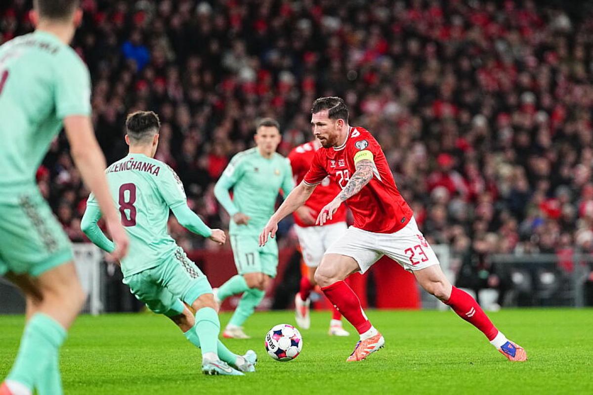 Pierre-Emile Højbjerg, ici sous les couleurs du Danemark.