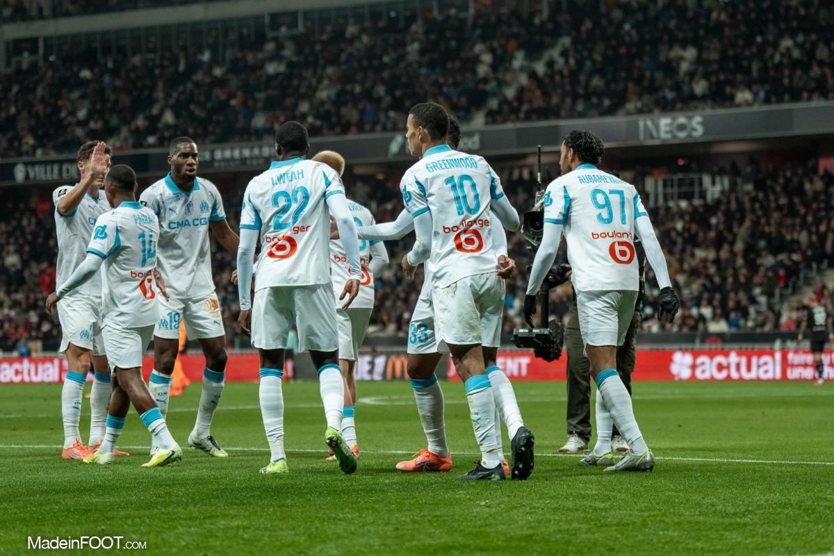 Les joueurs de l'OM.