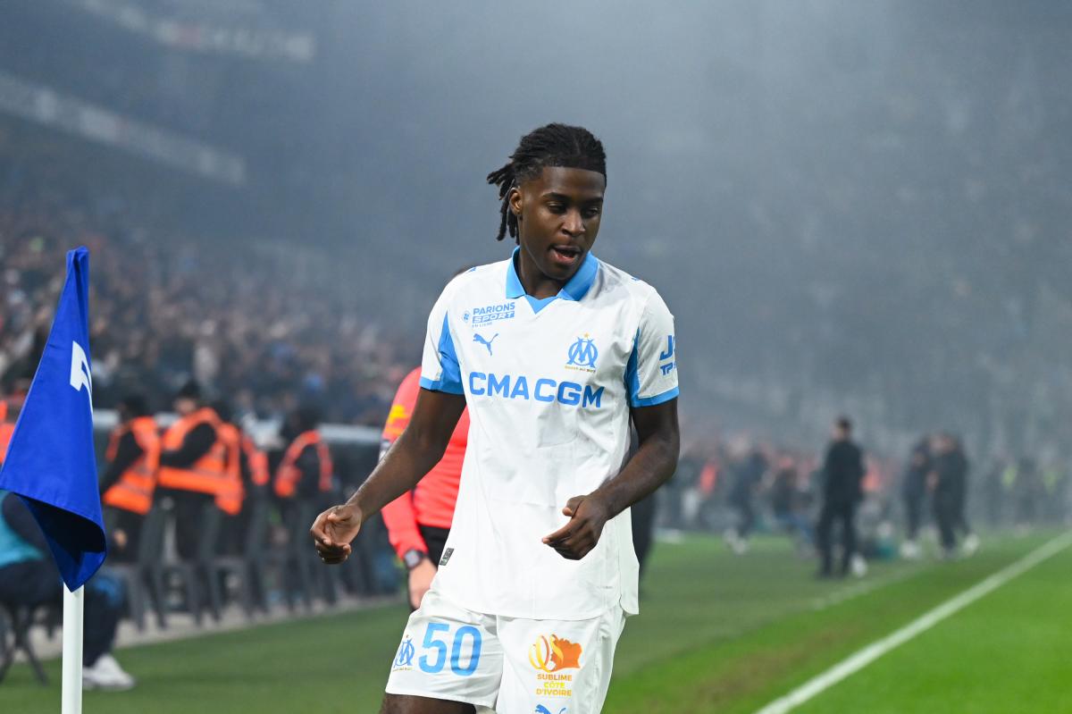 Darryl Bakola sous le maillot de l'OM