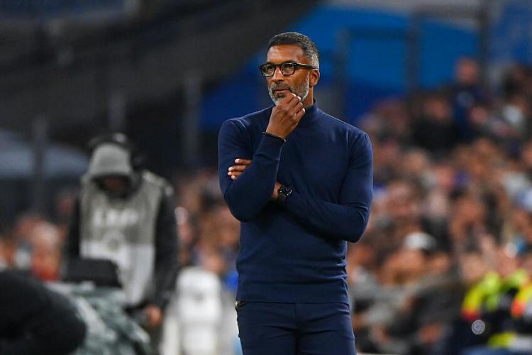 Habib Beye, l'entraîneur de l'Olympique de Marseille.