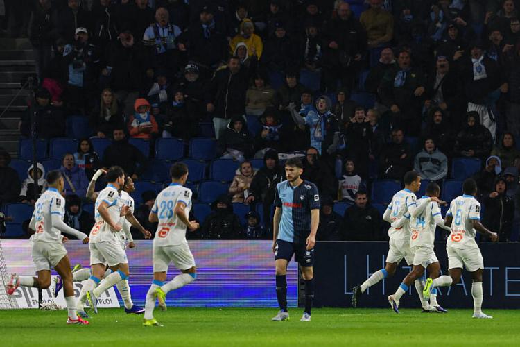 Les joueurs de l'OM. 