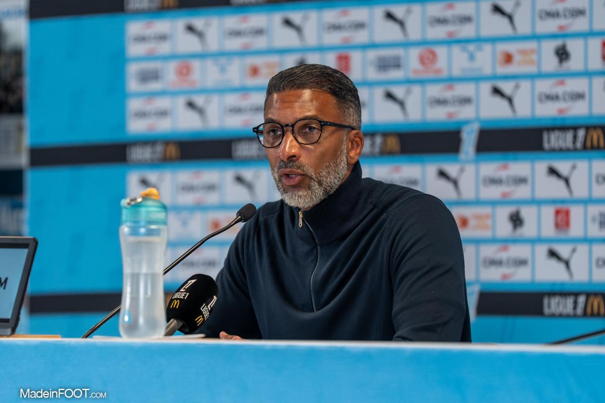 Habib Beye, entraîneur de l'OM