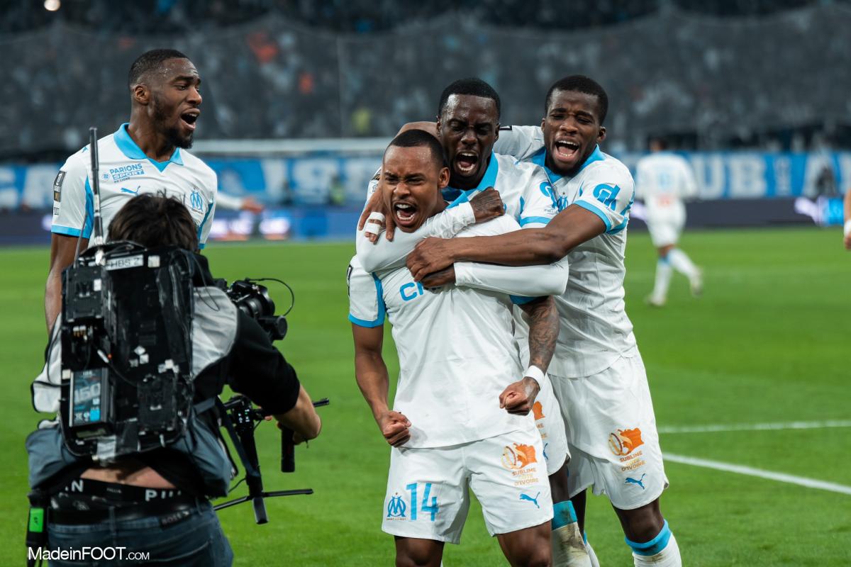 Les joueurs de l'OM. 