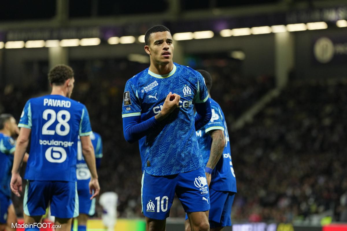 Mason Greenwood avec l'OM