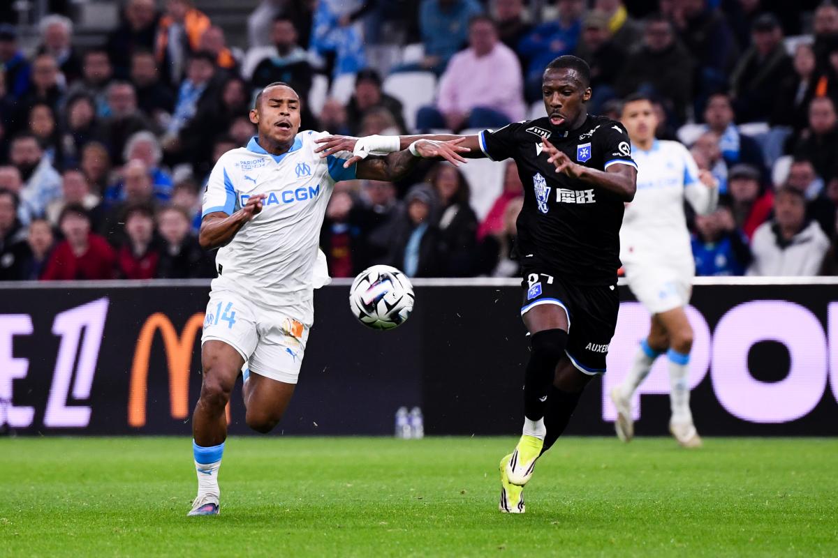 Marseille face à Auxerre