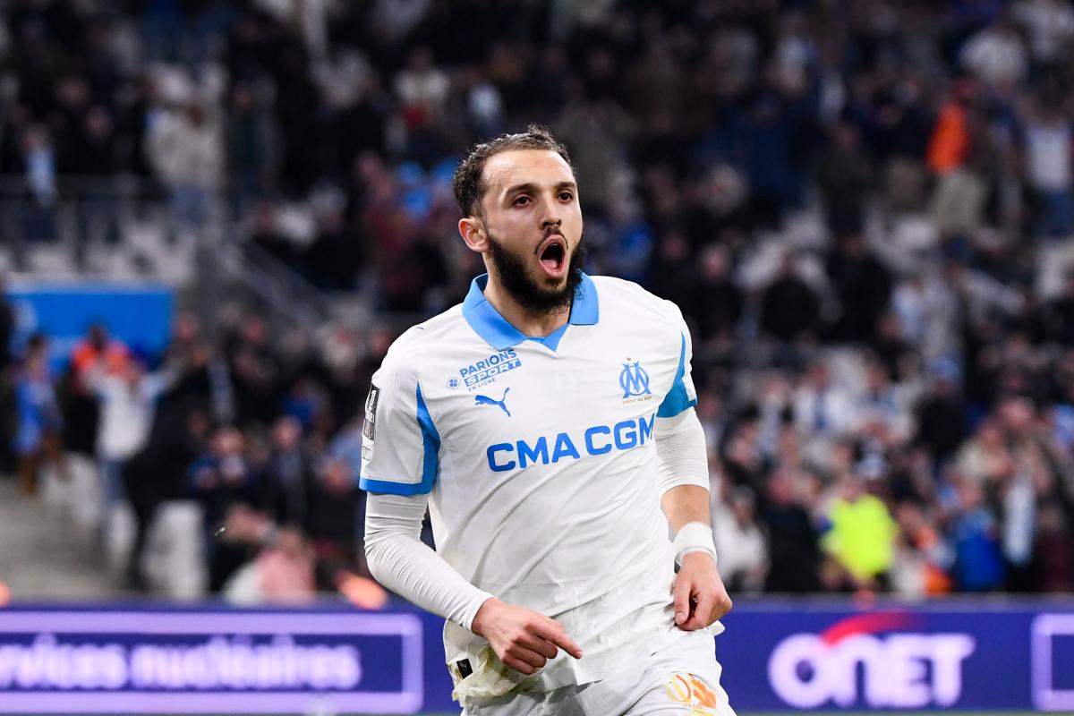 Amine Gouiri, joueur de l'OM