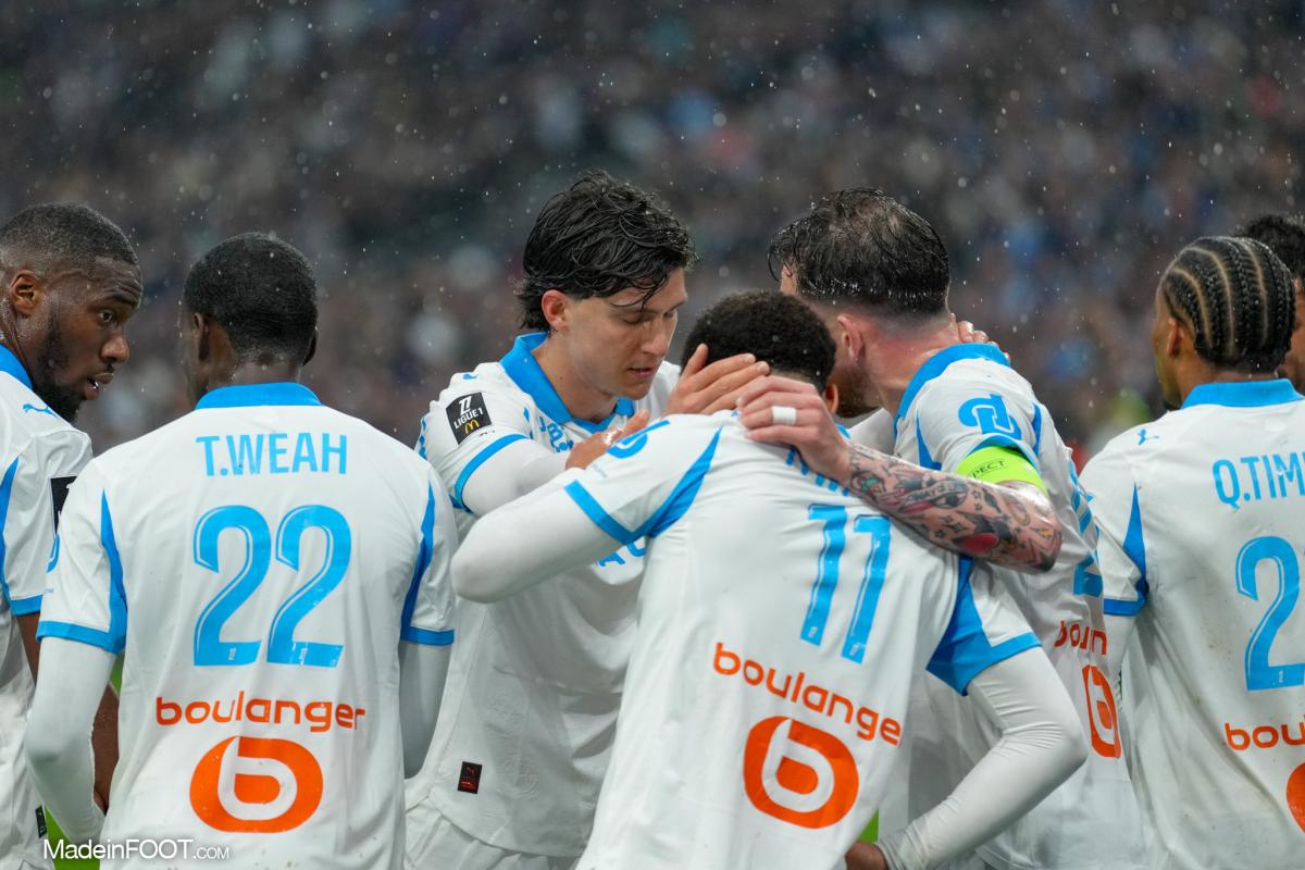 Les joueurs de l'OM. 