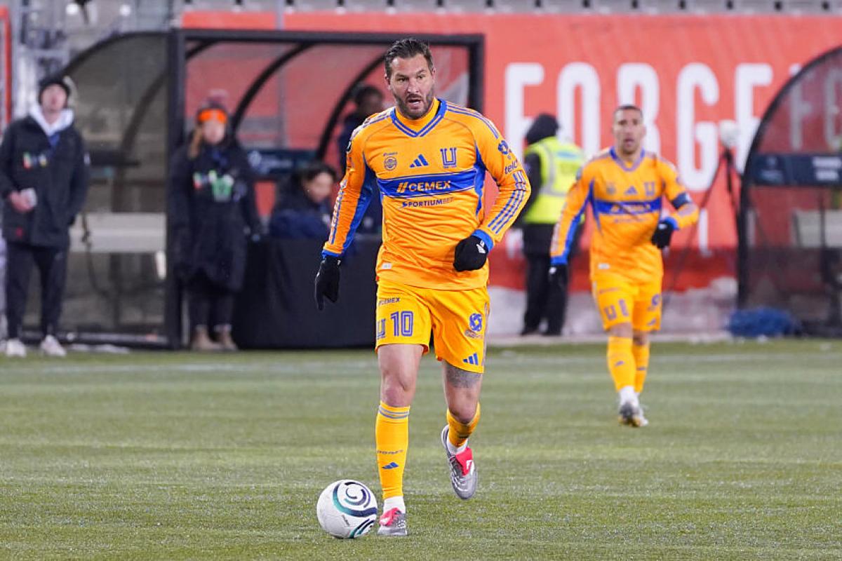 André-Pierre Gignac, joueur des Tigres de Monterrey