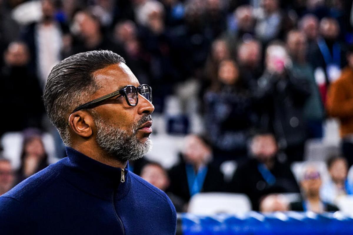 Habib Beye, entraîneur de l'OM