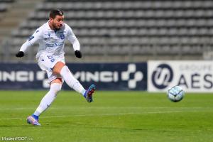 Mickaël Le Bihan, attaquant de l'AJ Auxerre