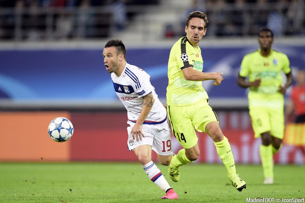 Mathieu Valbuena a retrouvé la Ligue des champions en signant à Lyon...