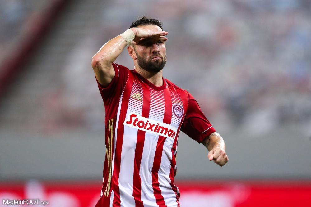 Mathieu Valbuena avec l'Olympiakos