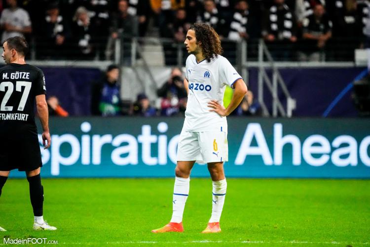 Mattéo Guendouzi, joueur de l'OM.