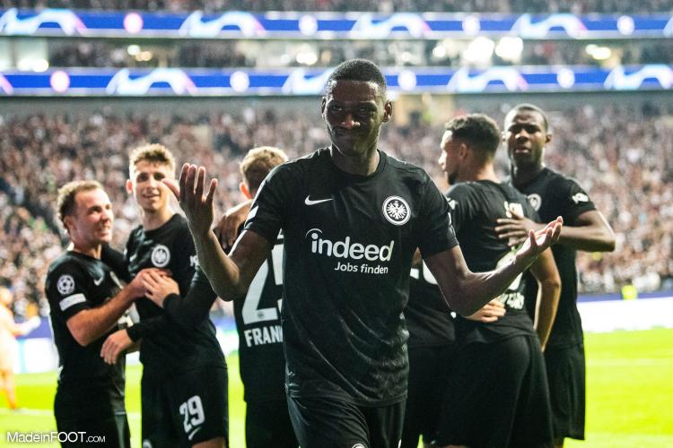 Kolo Muani a marqué pour Francfort