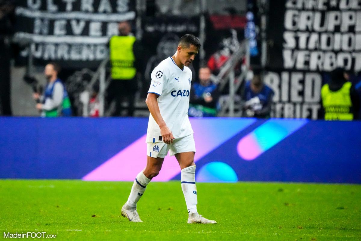 Alexis Sanchez avec l'OM