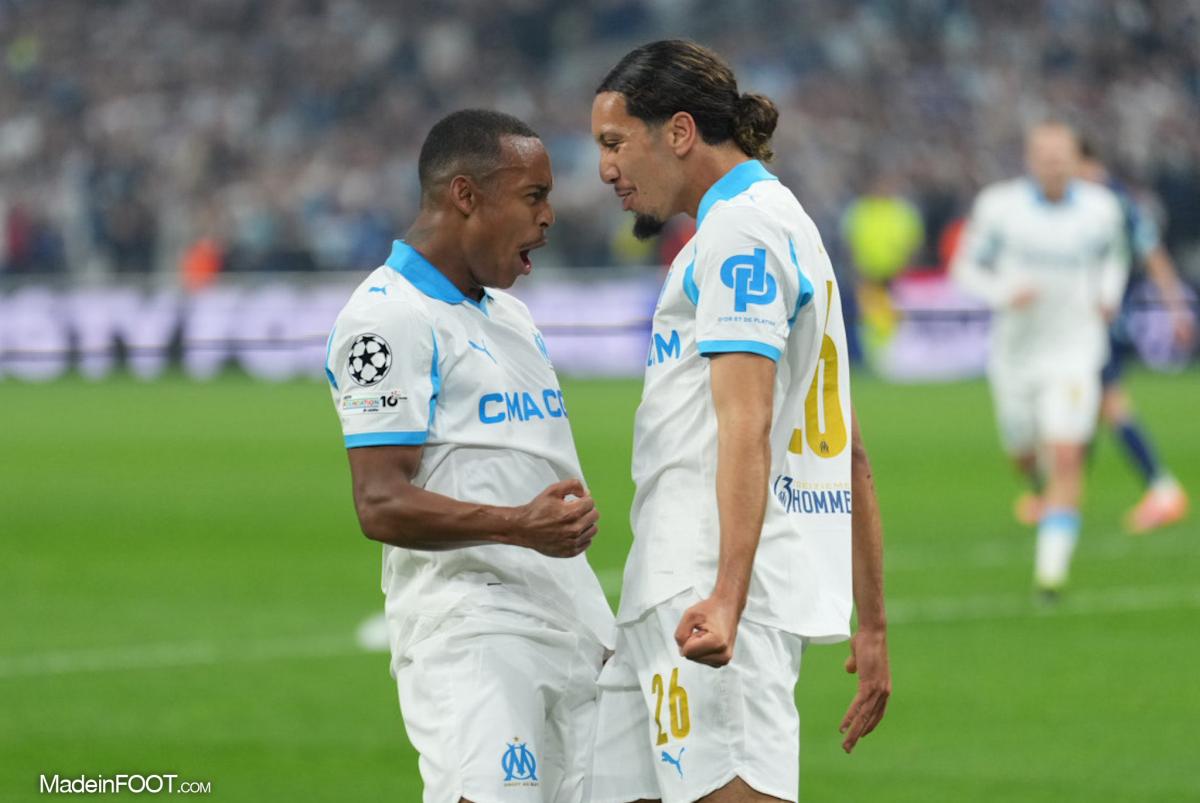Igor Paixão et Bilal Nadir.