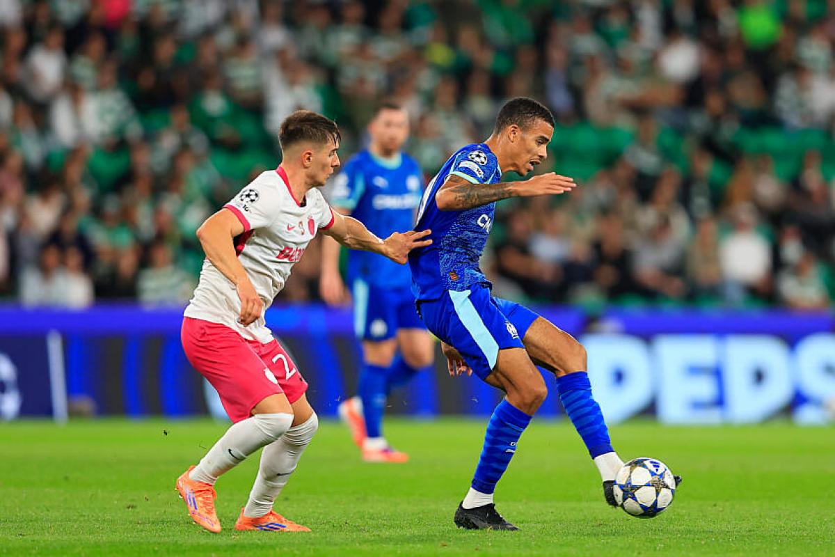 Mason Greenwood, l'attaquant de l'Olympique de Marseille.