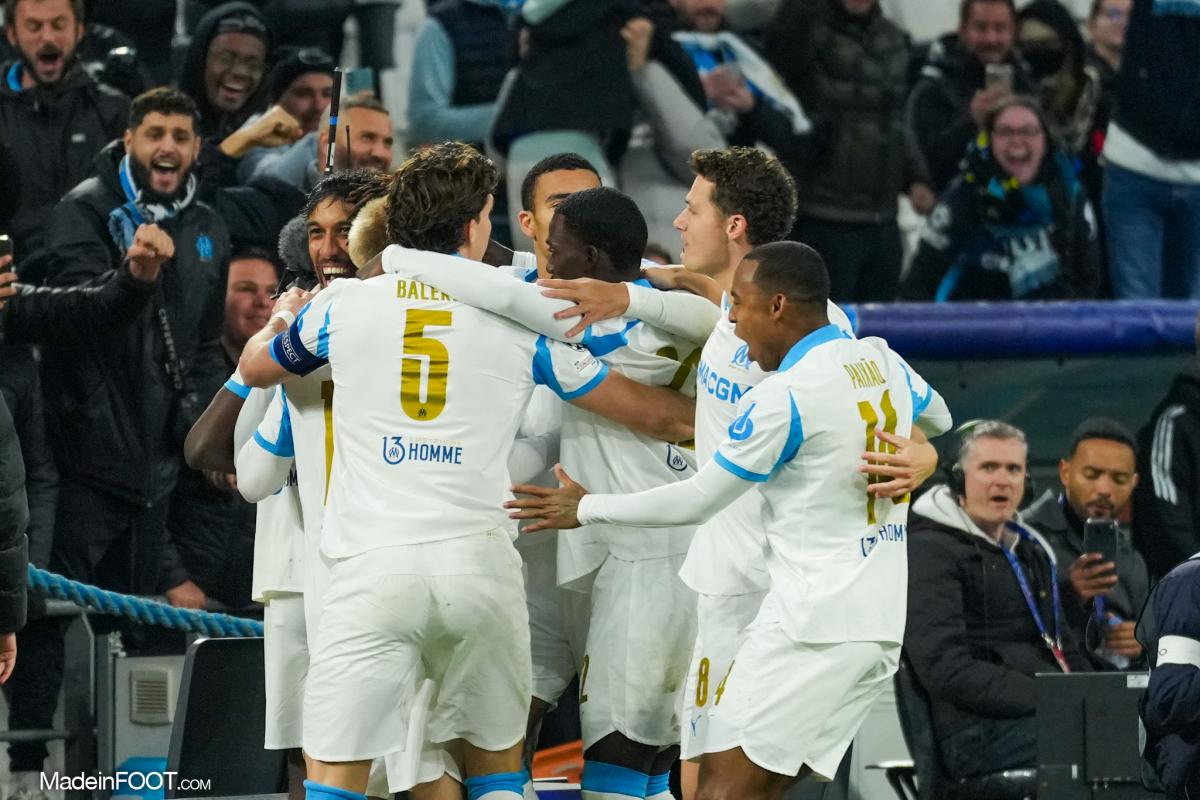 Les joueurs de l'Olympique de Marseille 