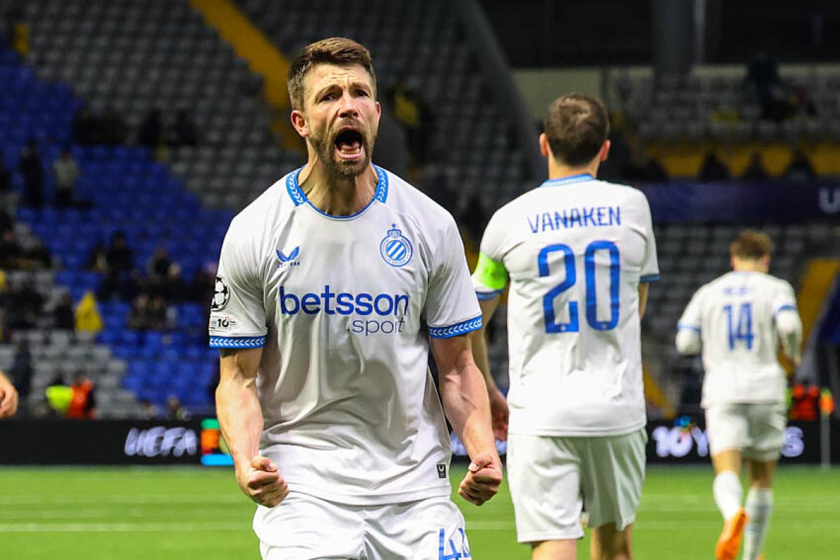 Brandon Mechele, défenseur central du Club Bruges 