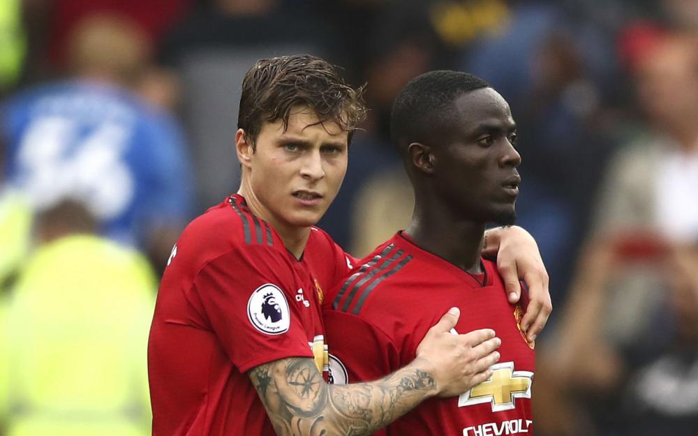 Eric Bailly (à droite), joueur de Manchester United