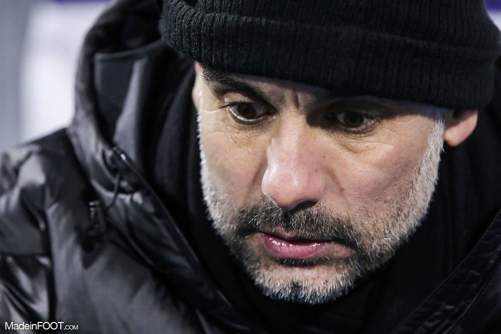 Le groupe de Manchester City pour le déplacement sur la pelouse de l'Olympique de Marseille.