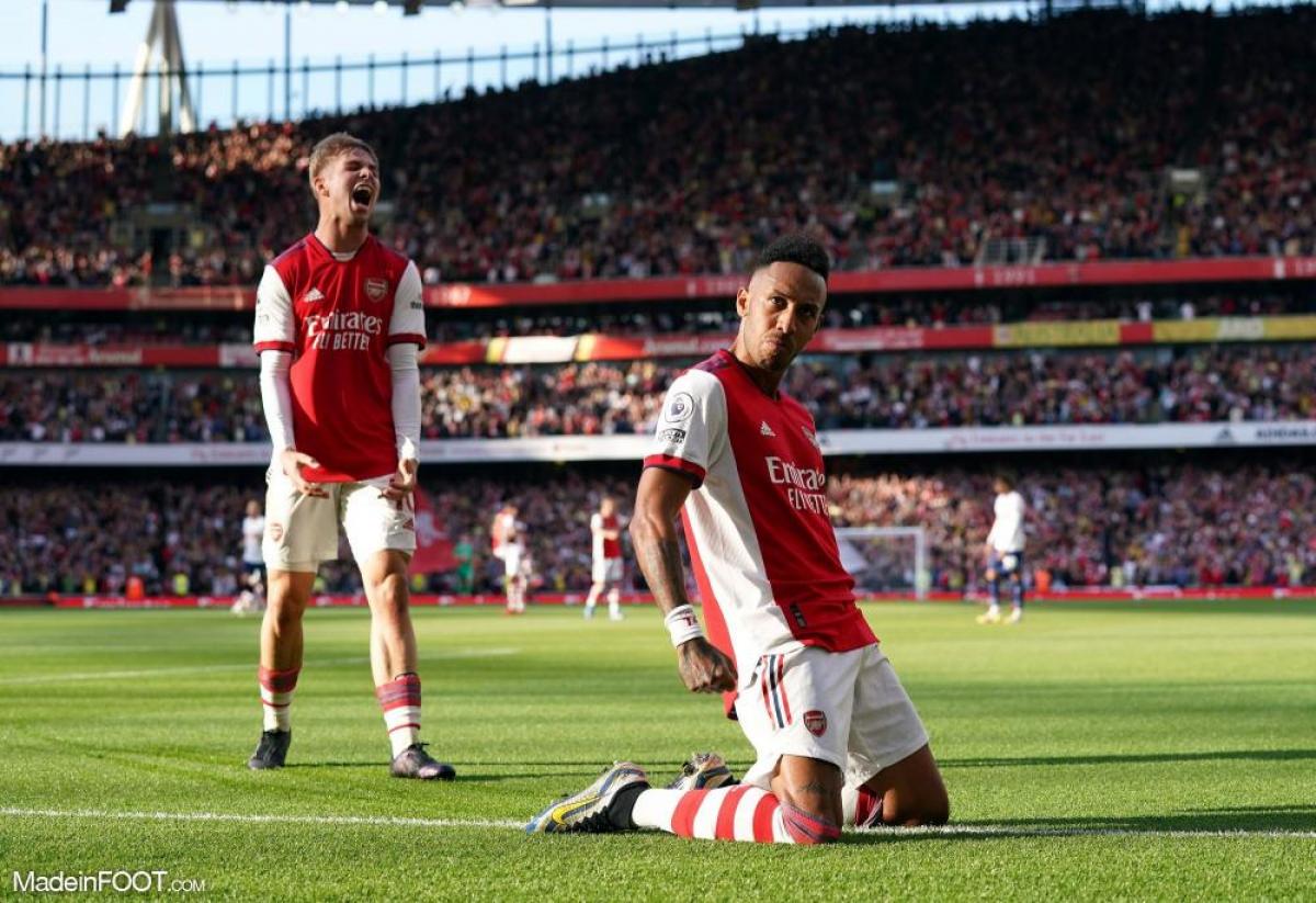 Pierre-Emerick Aubameyang, ici sous les couleurs d'Arsenal.