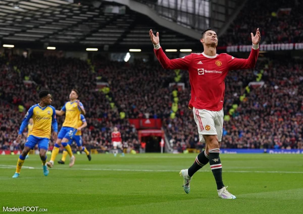 Cristiano Ronaldo avec Manchester United